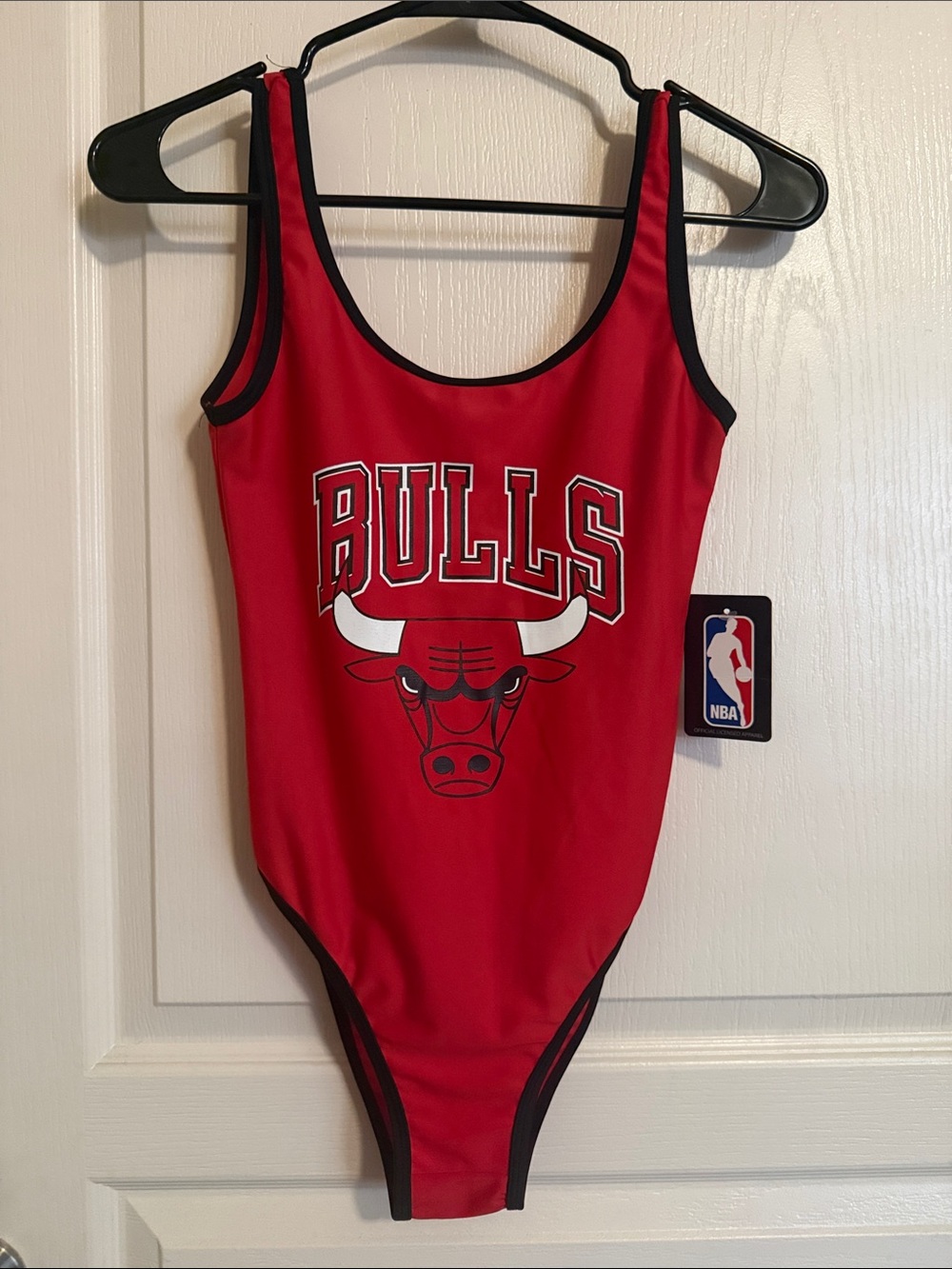 Chicago Bulls Red Kids One-Piece Swimsuit Ladies Small NEW WITH TAGS!
